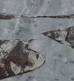 Celadon Inlet by Rebecca Turk-Richards, Painting, Oil and Graphite on Paper